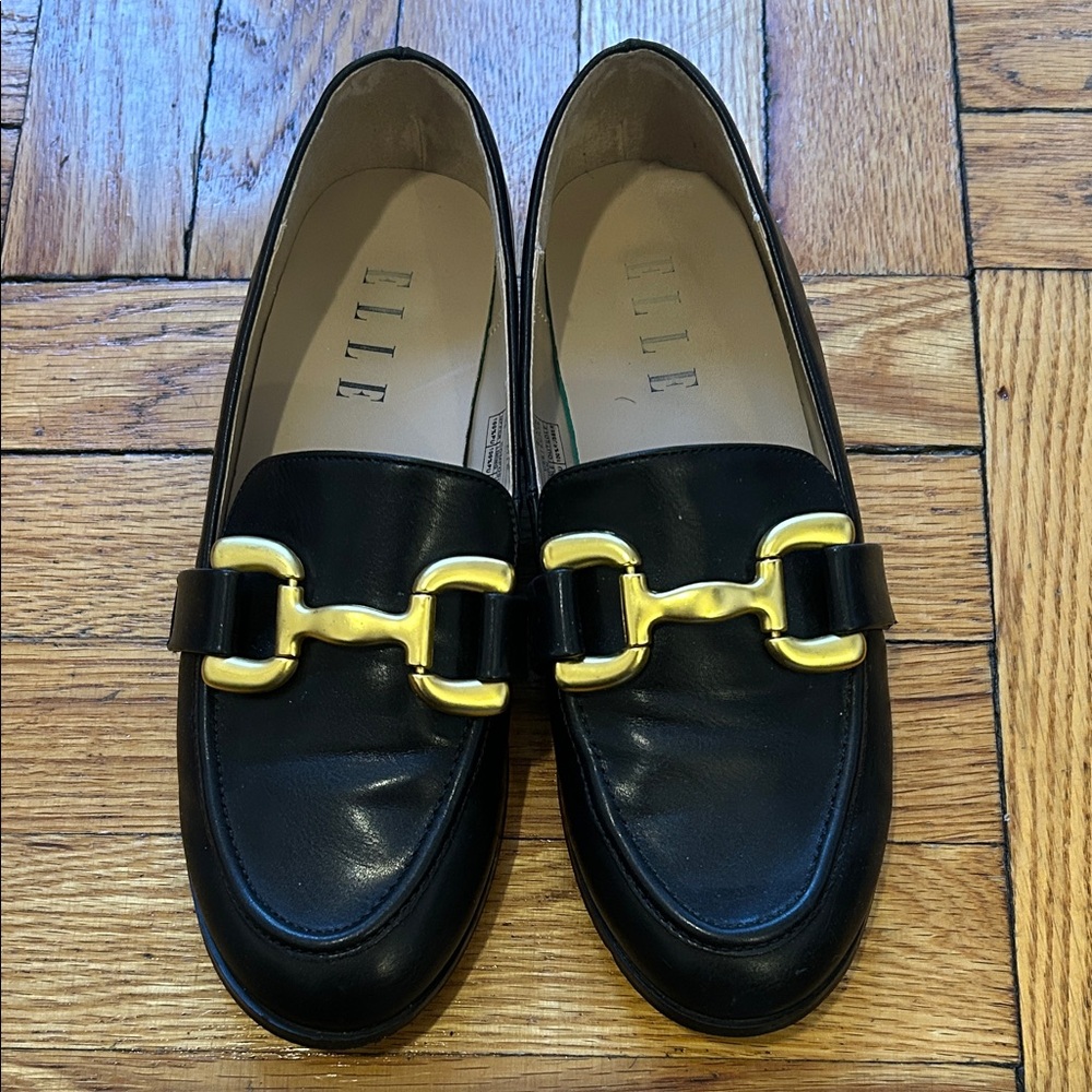 Elle Black Loafers